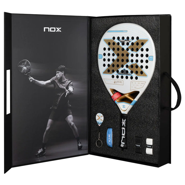 COFFRET DE PADEL NOX 2025 - AT10 Genius 18K Alum – Buenos Aires Exclusive Edition