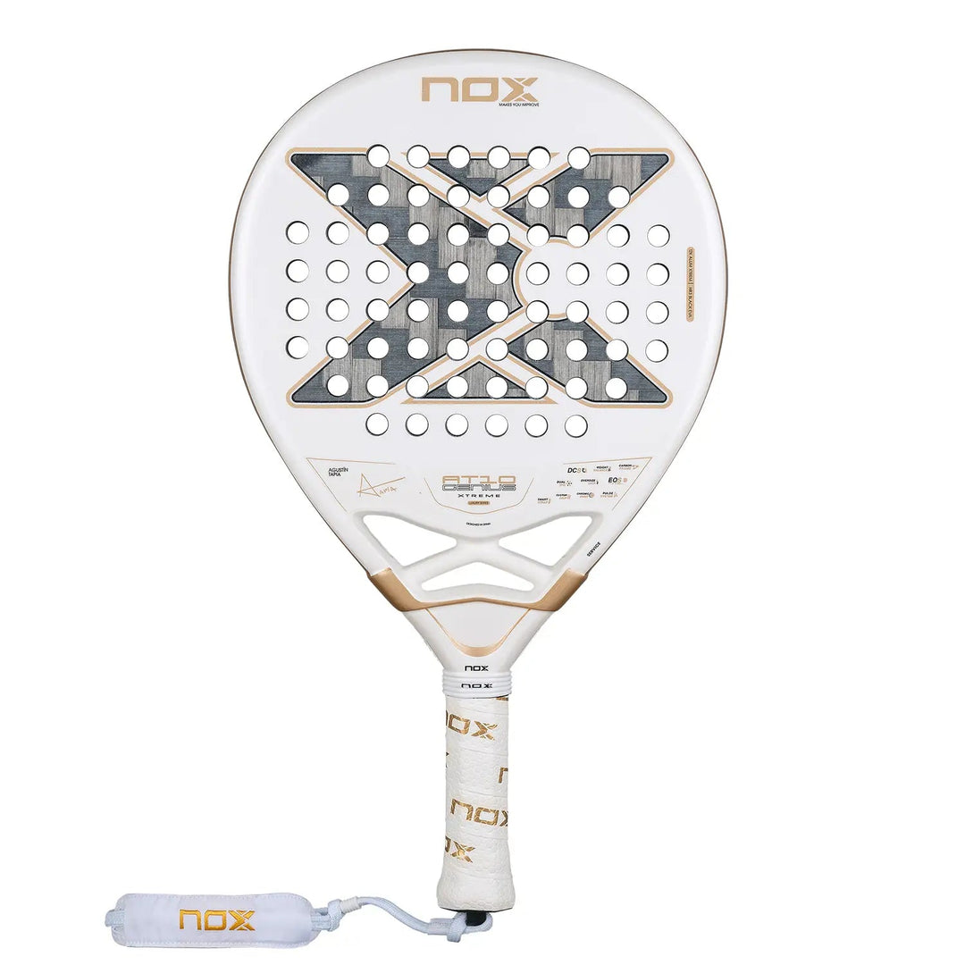 RAQUETTE DE PADEL - 2026 AT10 GENIUS 12K ALUM XTREM PAR AGUSTIN TAPIA Nox