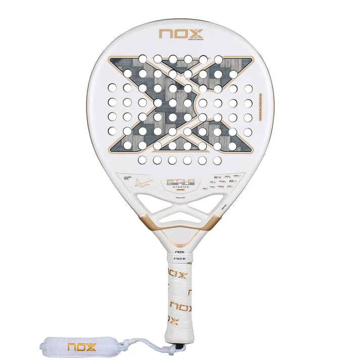 RAQUETTE DE PADEL - 2026 AT10 GENIUS 12K ALUM XTREM PAR AGUSTIN TAPIA Nox