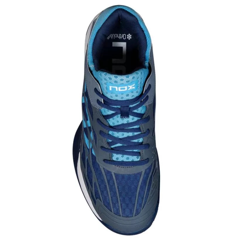 CHAUSSURES DE PADEL NOX AT10 PIERRE / BLEU Nox