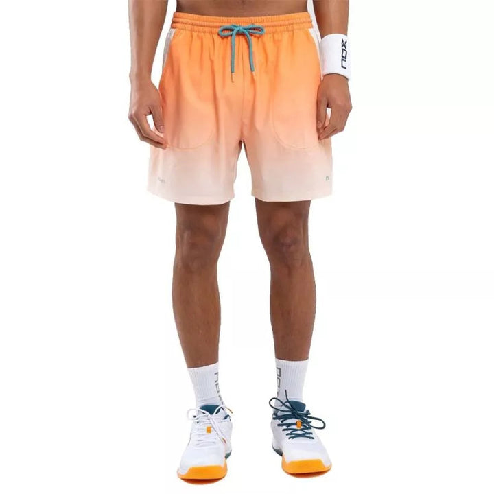 SHORT DE PADEL NOX – Homme PRO – Orange Nox