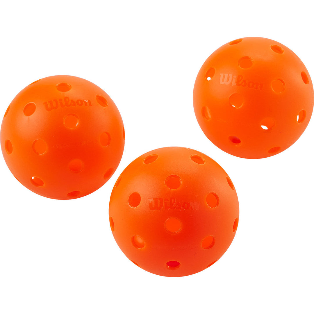 BALLES DE PICKLEBALL WILSON TRU 32 INDOOR ORANGE X3 Wilson