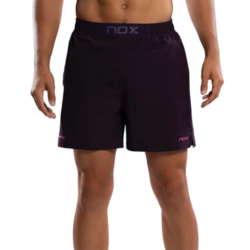 SHORT DE PADEL NOX – Homme PRO – Violet Foncé Nox