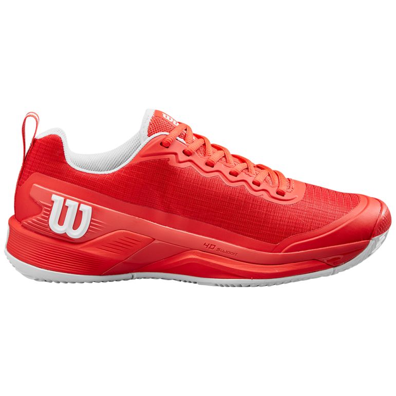 CHAUSSURES DE TENNIS WILSON RUSH PRO 4.5 CLAY ROUGE BLANC Wilson