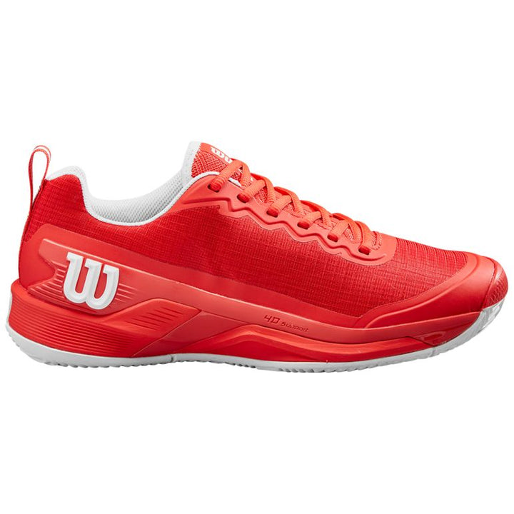 CHAUSSURES DE TENNIS WILSON RUSH PRO 4.5 CLAY ROUGE BLANC Wilson
