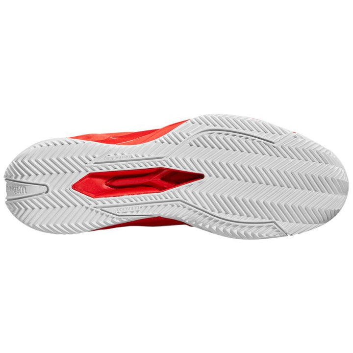 CHAUSSURES DE TENNIS WILSON RUSH PRO 4.5 CLAY ROUGE BLANC Wilson