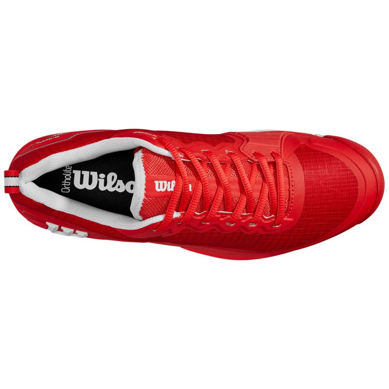 CHAUSSURES DE TENNIS WILSON RUSH PRO 4.5 CLAY ROUGE BLANC Wilson
