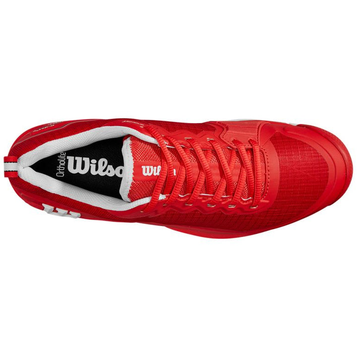 CHAUSSURES DE TENNIS WILSON RUSH PRO 4.5 CLAY ROUGE BLANC Wilson