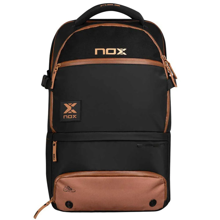 SAC À DOS DE PADEL NOX LUXURY OPEN NOIR / MARRON