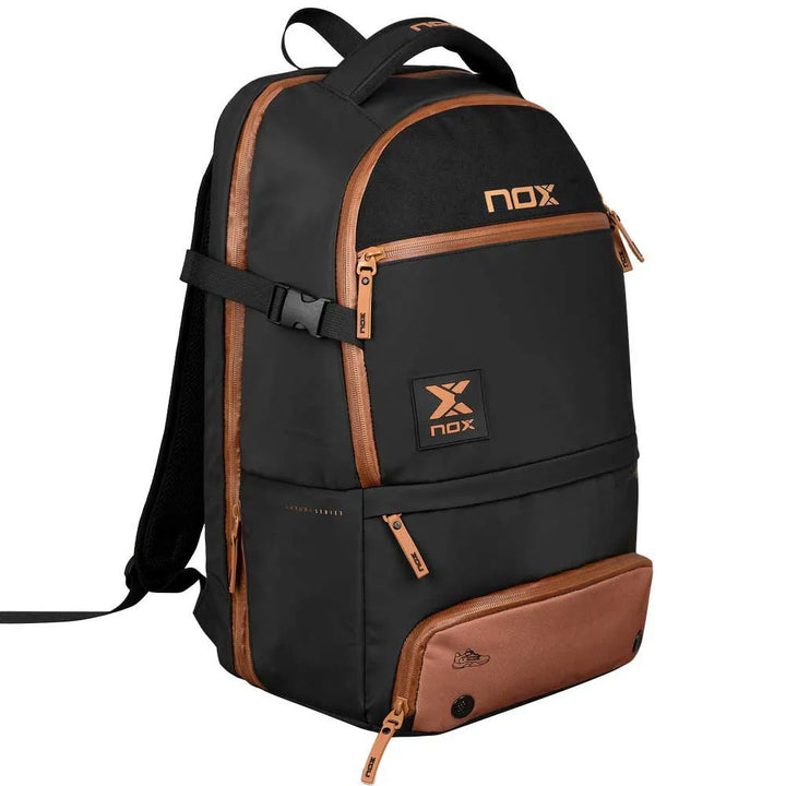 SAC À DOS DE PADEL NOX LUXURY OPEN NOIR / MARRON