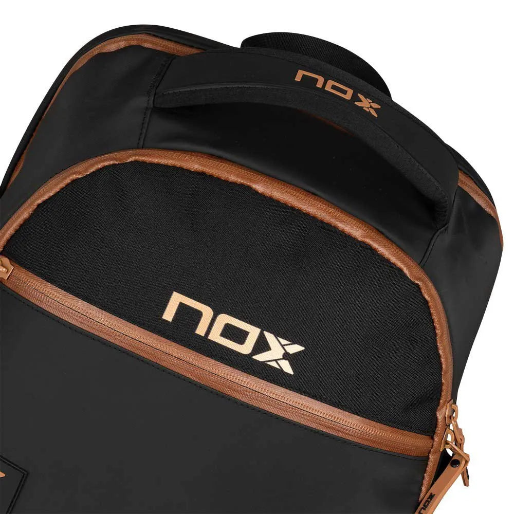 SAC À DOS DE PADEL NOX LUXURY OPEN NOIR / MARRON