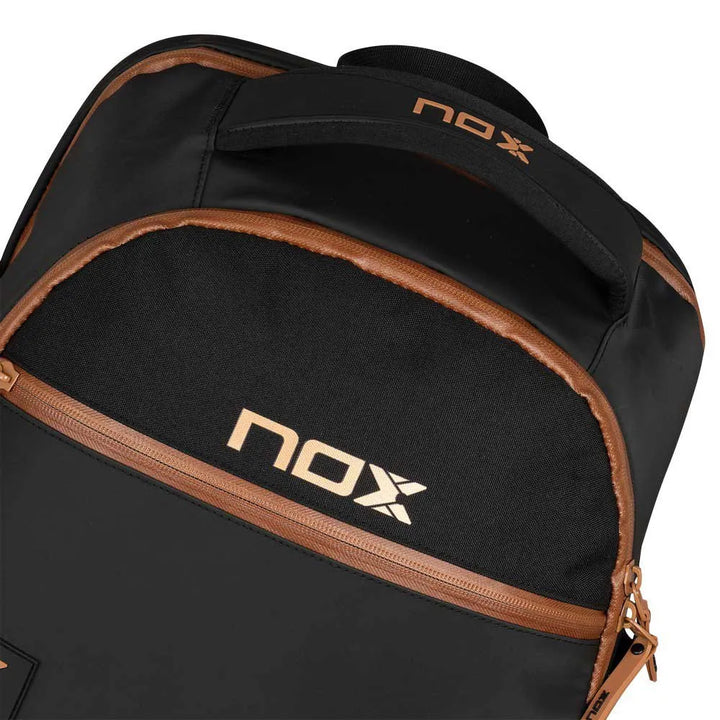 SAC À DOS DE PADEL NOX LUXURY OPEN NOIR / MARRON