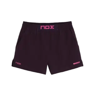 SHORT DE PADEL NOX– Femme PRO – Violet Foncé Nox