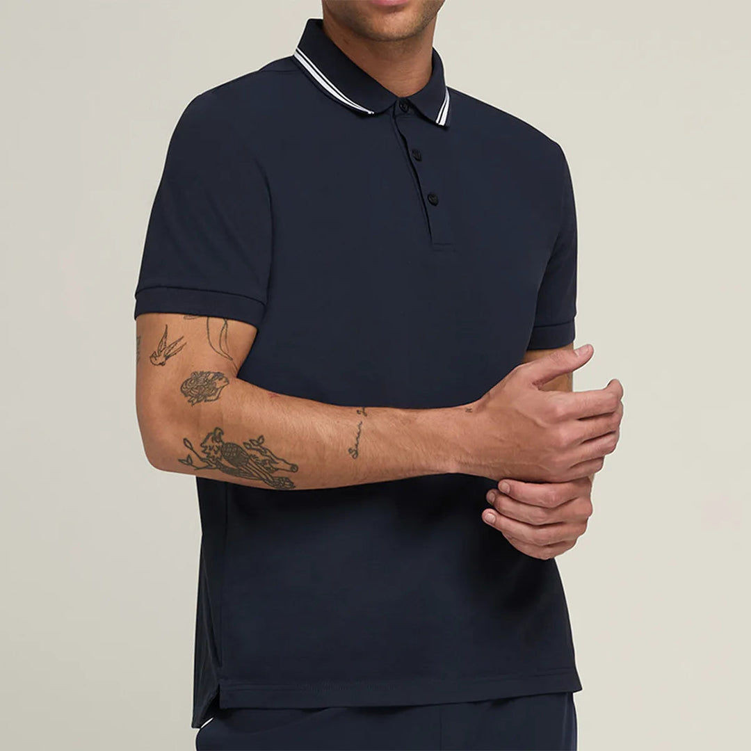 POLO WILSON TEAM PIQUE BLEU MARINE Wilson