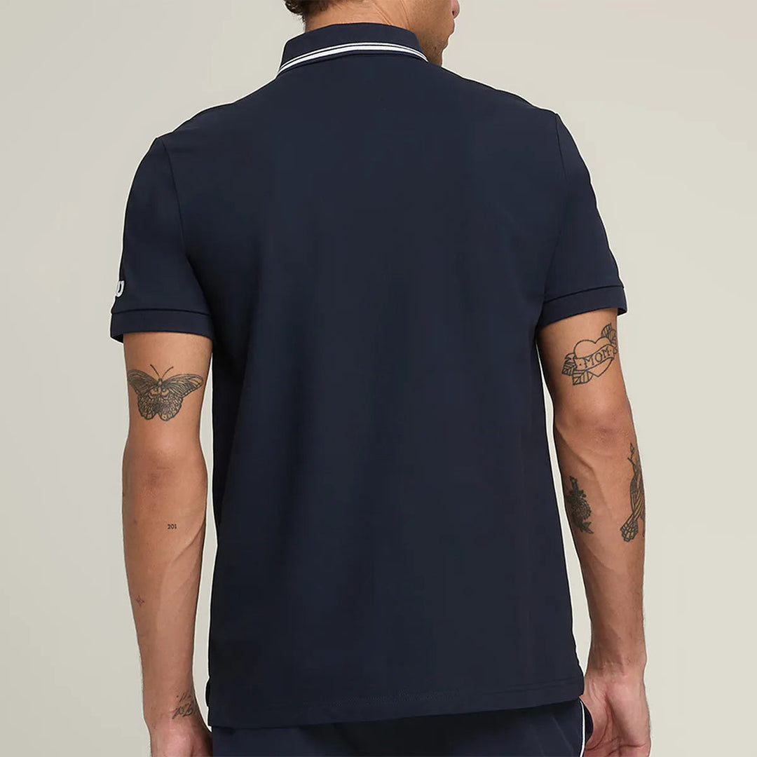 POLO WILSON TEAM PIQUE BLEU MARINE Wilson