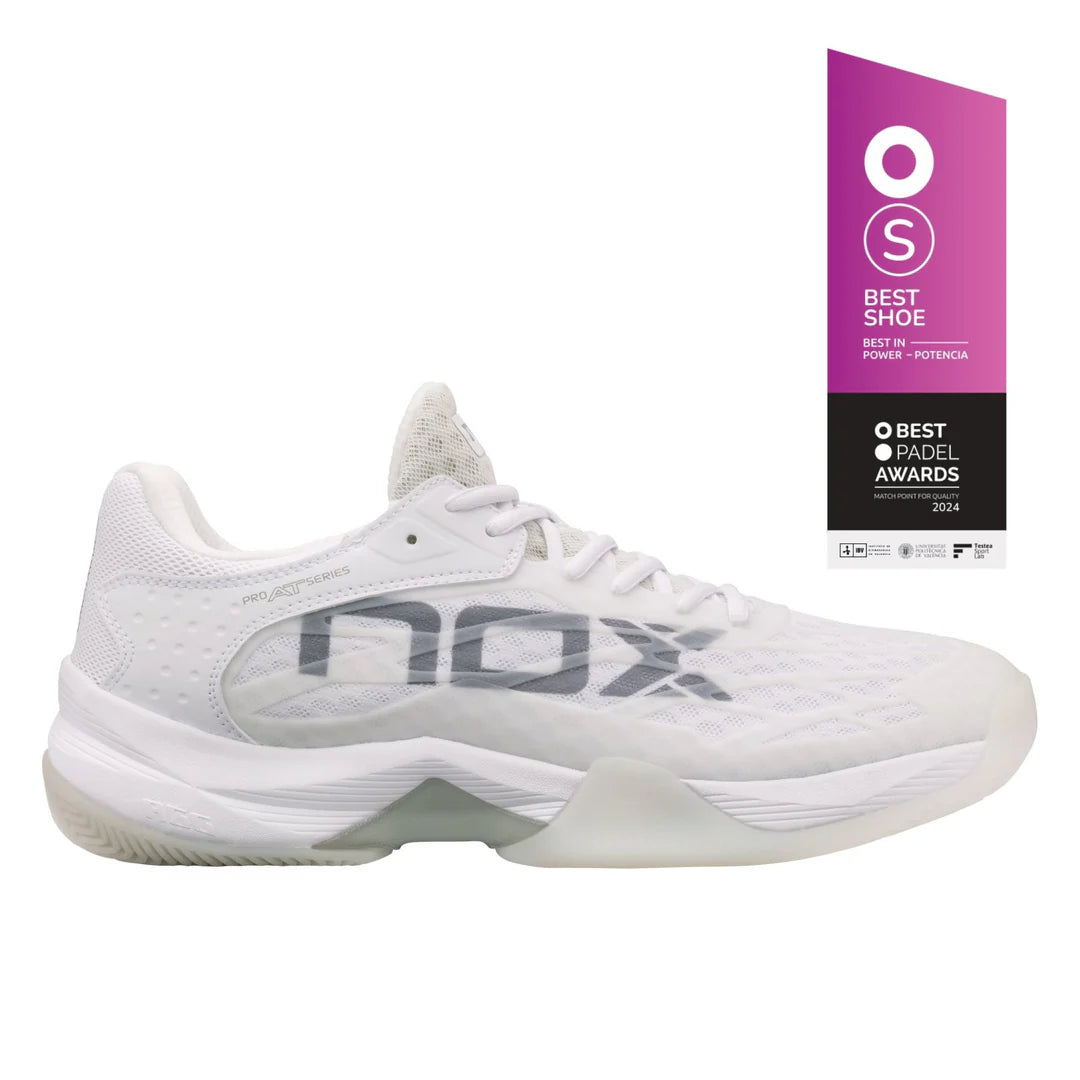 CHAUSSURES DE PADEL NOX AT10 BLANC / GRIS Nox