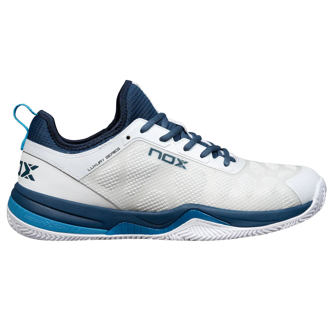 CHAUSSURES DE PADEL NOX AT10 NERBO BLANC / BLEU Suédois Nox