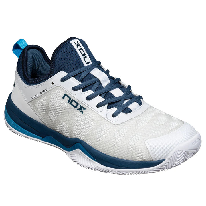 CHAUSSURES DE PADEL NOX AT10 NERBO BLANC / BLEU Suédois Nox