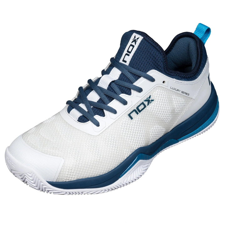CHAUSSURES DE PADEL NOX AT10 NERBO BLANC / BLEU Suédois Nox